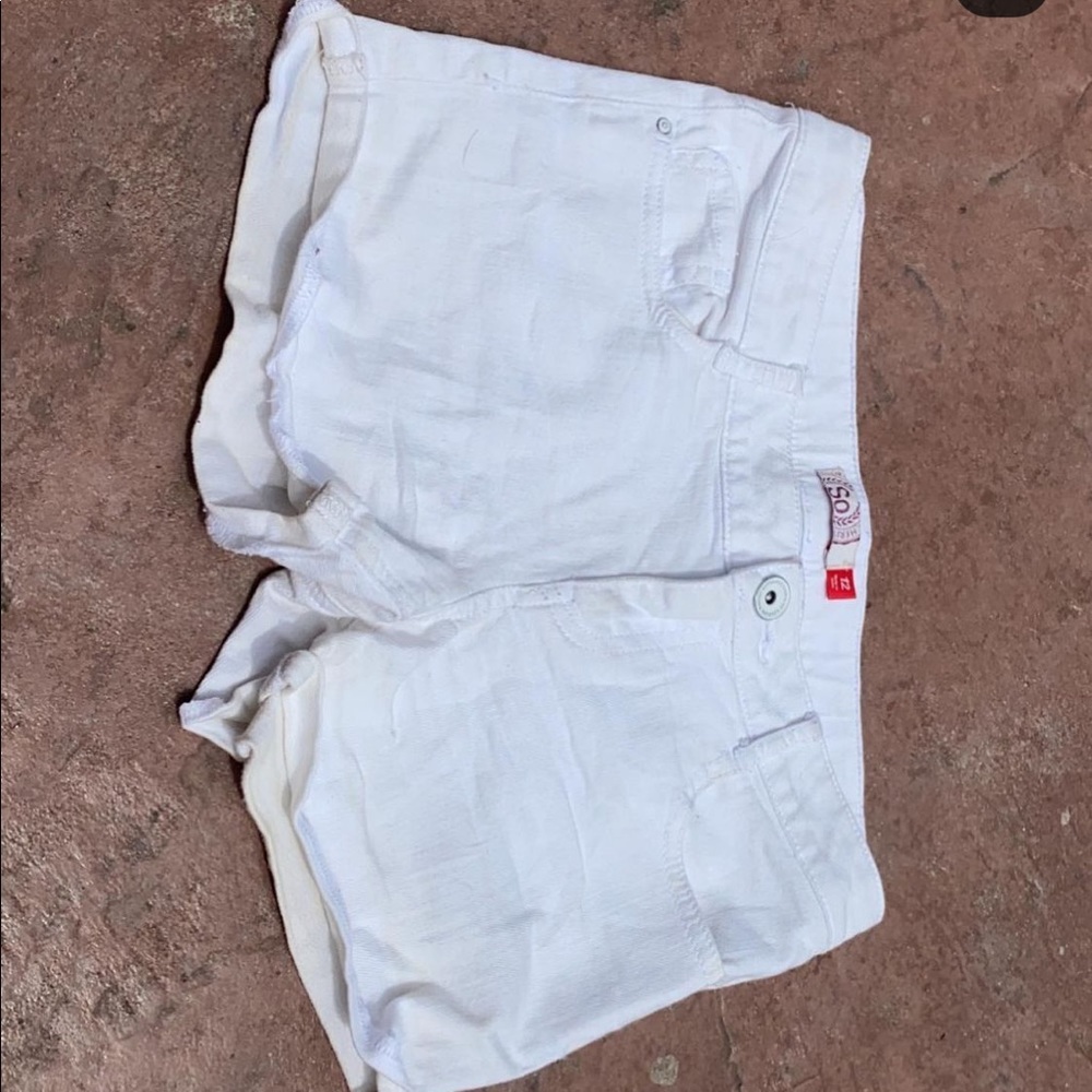 white shorts